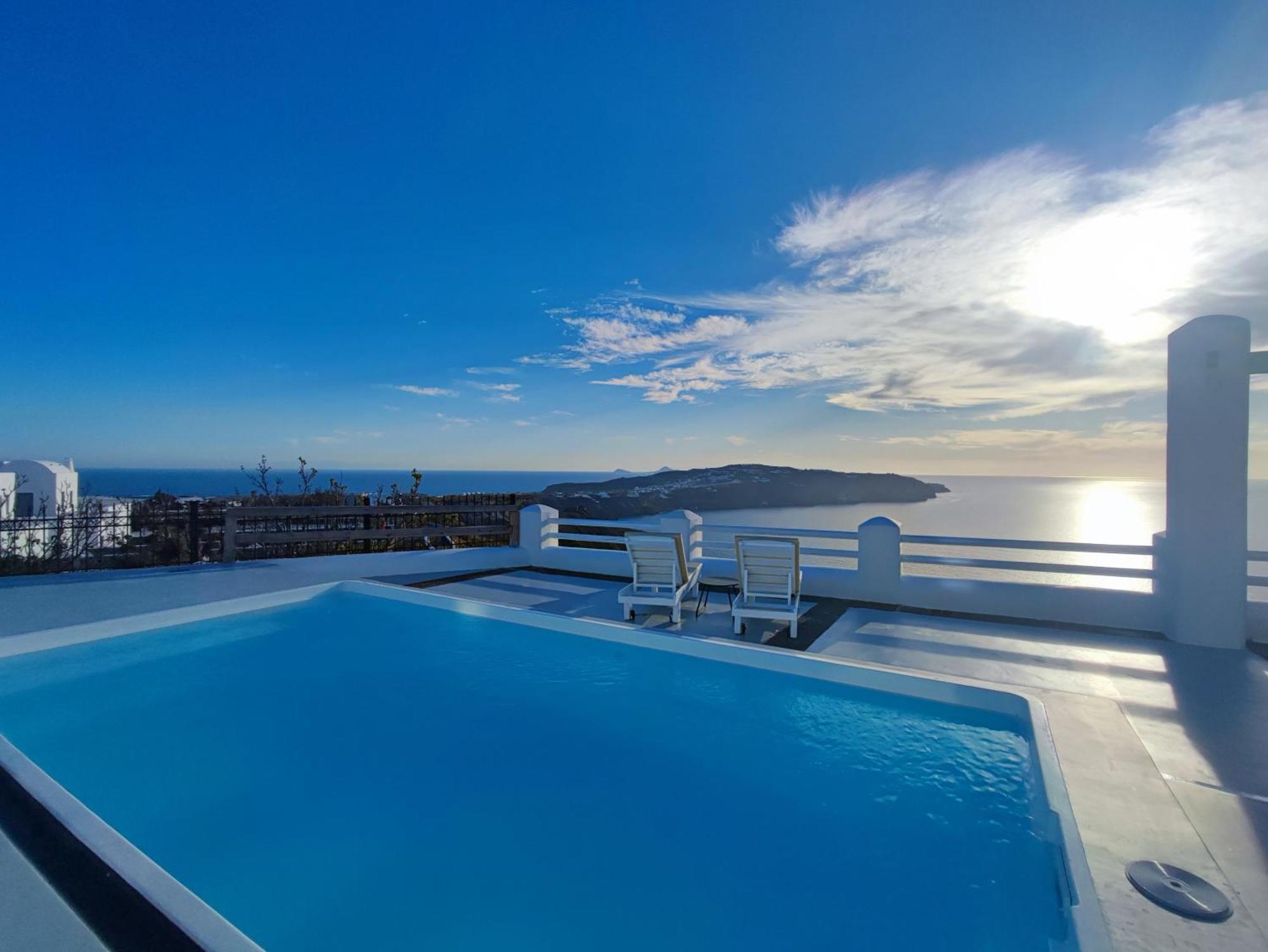 Ferienwohnung The Cliff Reflections - Adults Only Megalochori  Exterior foto