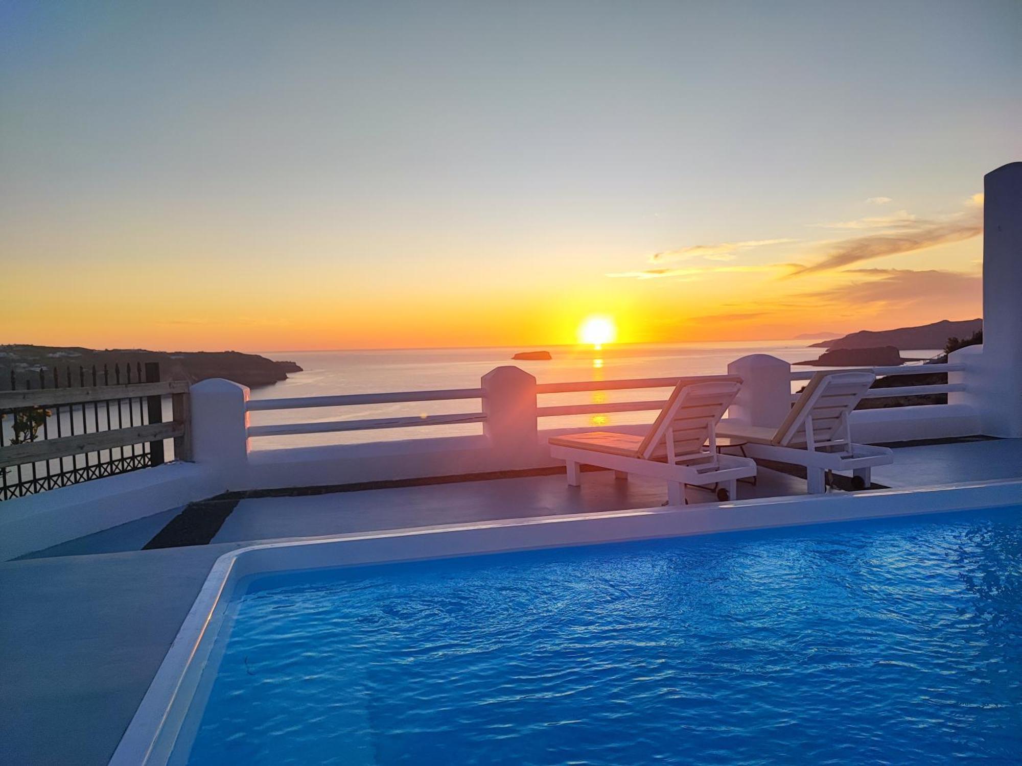 Ferienwohnung The Cliff Reflections - Adults Only Megalochori  Exterior foto